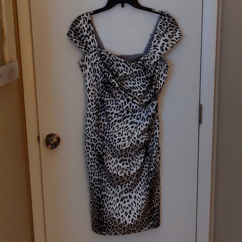 Tadashi Shoji Animal Print Dress